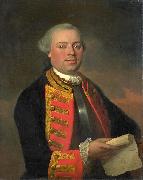 August Christian Hauck Portret van Johan Arnold Zoutman painting